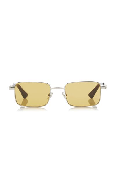 Bottega Veneta Bottega Veneta SquareFrame Metal Sunglasses
