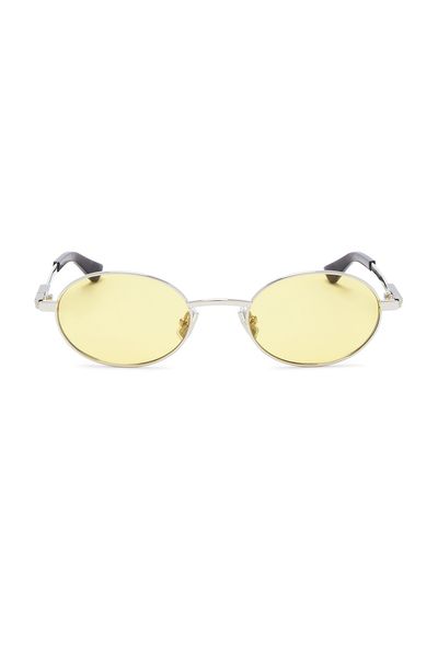 Bottega Veneta Bottega Veneta Stretch Metal Oval Sunglasses