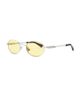 Bottega Veneta Bottega Veneta Stretch Metal Oval Sunglasses - 2