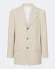 Bottega Veneta Bottega Veneta Striped wool and cotton blazer - 1