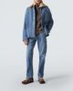 Bottega Veneta Bottega Veneta Suede-trimmed padded denim jacket - 2
