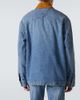 Bottega Veneta Bottega Veneta Suede-trimmed padded denim jacket - 4