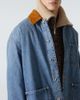 Bottega Veneta Bottega Veneta Suede-trimmed padded denim jacket - 5