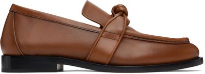 Bottega Veneta Bottega Veneta Tan Astaire Loafers