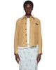 Bottega Veneta Bottega Veneta Tan Cotton Corduroy Shirt - 1