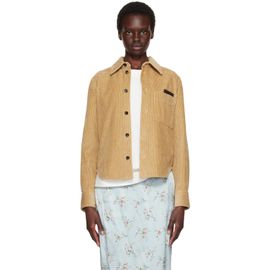 Bottega Veneta Bottega Veneta Tan Cotton Corduroy Shirt