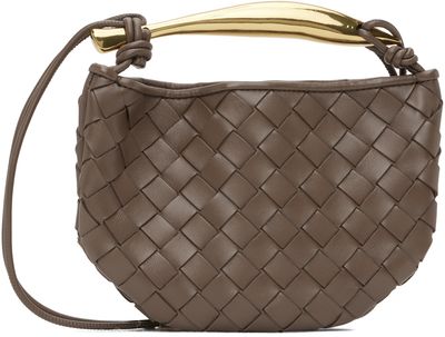 Bottega Veneta Bottega Veneta Taupe Mini Sardine Bag