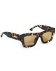 Bottega Veneta Bottega Veneta Thin Square Sunglasses Havana-Havana-Brown One - 1