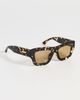 Bottega Veneta Bottega Veneta Thin Square Sunglasses Havana-Havana-Brown One - 4