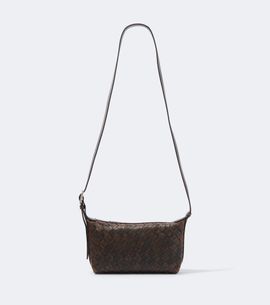 Bottega Veneta Bottega Veneta Traveler Intrecciato leather phone pouch