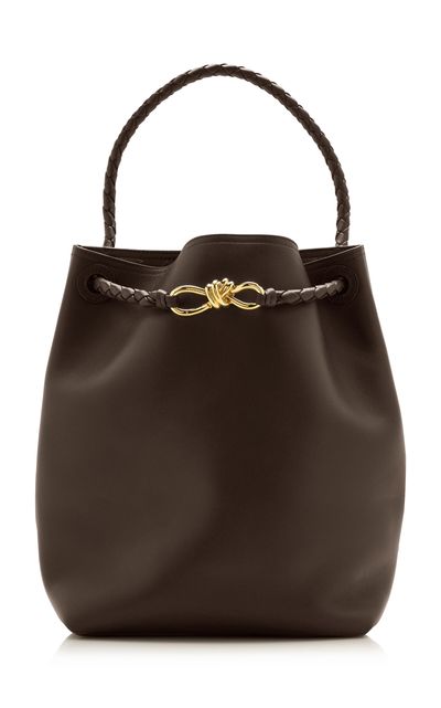 Bottega Veneta Bottega Veneta Vertical Andiamo Leather Bag Brown OS