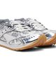 Bottega Veneta Bottega Veneta White & Silver Orbit Sneakers - 4