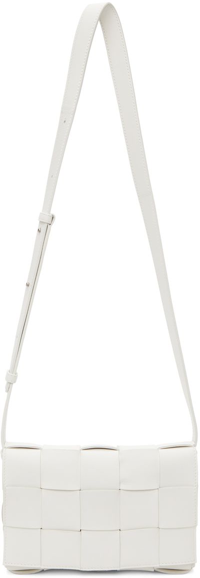 Bottega Veneta Bottega Veneta White Cassette Crossbody Bag