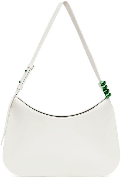 Bottega Veneta Bottega Veneta White Flap Shoulder Bag