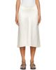 Bottega Veneta Bottega Veneta White Shiny Cupro Midi Skirt - 1