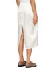 Bottega Veneta Bottega Veneta White Shiny Cupro Midi Skirt - 3