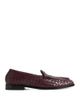 Bottega Veneta Bottega Veneta Women's Silenzio Brown Woven Leather Loafers - 1