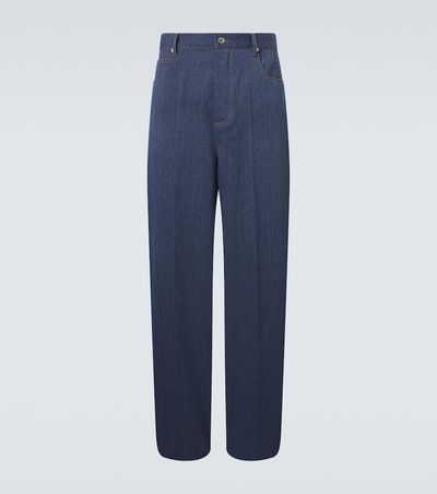 Bottega Veneta Bottega Veneta Wool and cotton drill wide-leg pants