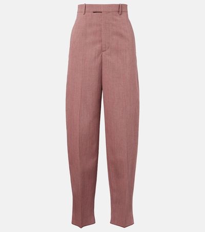 Bottega Veneta Bottega Veneta Wool and linen-blend tapered pants