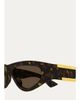 Bottega Veneta BV1407S 53MM Cat-Eye Sunglasses - 3