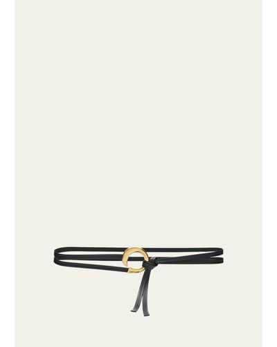 Bottega Veneta Cintura Leather Wrap Belt