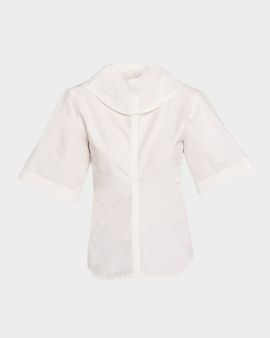 Bottega Veneta Compact Cotton Toile Shirt