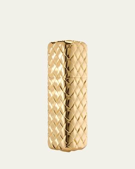 Bottega Veneta Gold Intreccio Atomizer Travel Case