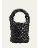 Bottega Veneta Kalimero Mini Intrecciato Pleated Bucket Bag - 1