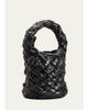 Bottega Veneta Kalimero Mini Intrecciato Pleated Bucket Bag - 3