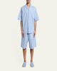 Bottega Veneta Men's Cotton and Silk Textured Plaid Short-Sleeve Shirt - 2