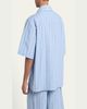 Bottega Veneta Men's Cotton and Silk Textured Plaid Short-Sleeve Shirt - 3