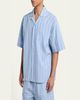 Bottega Veneta Men's Cotton and Silk Textured Plaid Short-Sleeve Shirt - 4