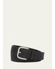 Bottega Veneta Men's Intrecciato Leather Belt - 1