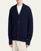 Bottega Veneta Men's Intrecciato Wool Knit Cardigan - 4
