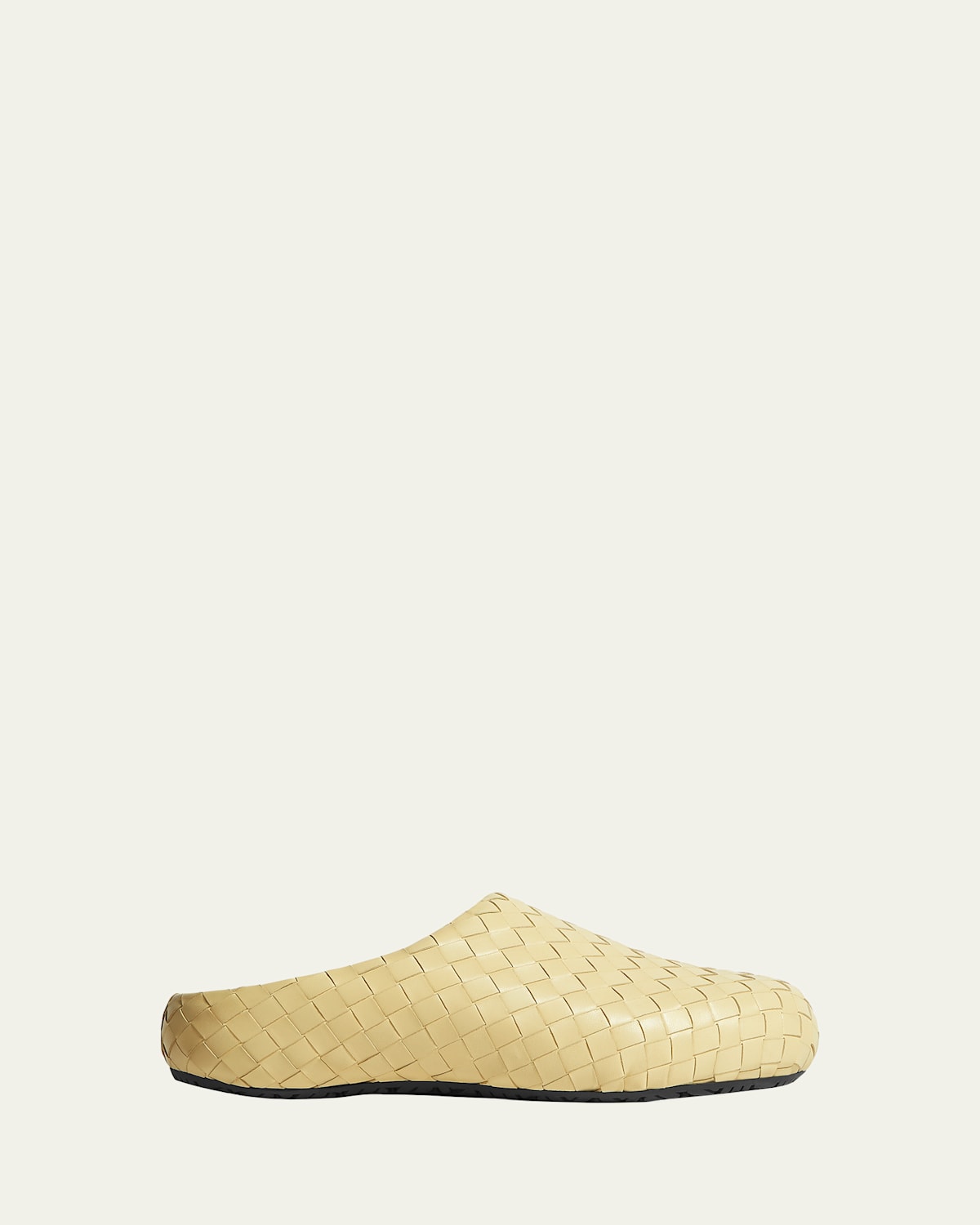Bottega Veneta Men's Klog Intrecciato Leather Mules