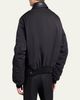 Bottega Veneta Men's Leather Intrecciato-Collar Nylon Blouson - 3