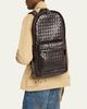 Bottega Veneta Men's Medium Intrecciato Leather Backpack - 2