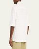 Bottega Veneta Men's Poplin Intrecciato Short-Sleeve Shirt - 3
