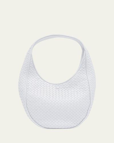 Bottega Veneta Ovetto Oval Leather Shoulder Bag