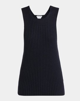 Bottega Veneta Ribbed Wool Mini Dress