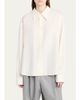 Bottega Veneta Silk Taffeta Button-Down Shirt - 4