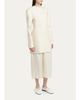 Bottega Veneta V-Waist Satin Midi Skirt - 2