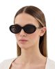 Bottega Veneta Women's 55MM Oval Sunglasses - 3
