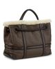 Bottega Veneta Women's Andiamo Small Leather-Shearling Top-Handle Bag - 4