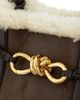 Bottega Veneta Women's Andiamo Small Leather-Shearling Top-Handle Bag - 6