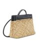 Bottega Veneta Women's Andiamo Small Leather & Raffia Top Handle Bag - 6