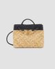 Bottega Veneta Women's Andiamo Small Raffia & Leather Top Handle Bag - 1