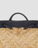 Bottega Veneta Women's Andiamo Small Raffia & Leather Top Handle Bag - 5