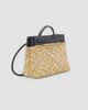 Bottega Veneta Women's Andiamo Small Raffia & Leather Top Handle Bag - 6
