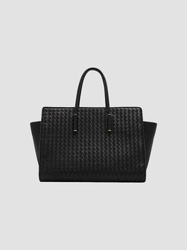 Bottega Veneta Women's Barbara Intrecciato-Leather Structured Tote Bag